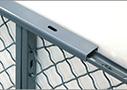 10 GA Steel Wire Mesh Security Partitions 3 Sided 20*10’ *8’ Without Roof
